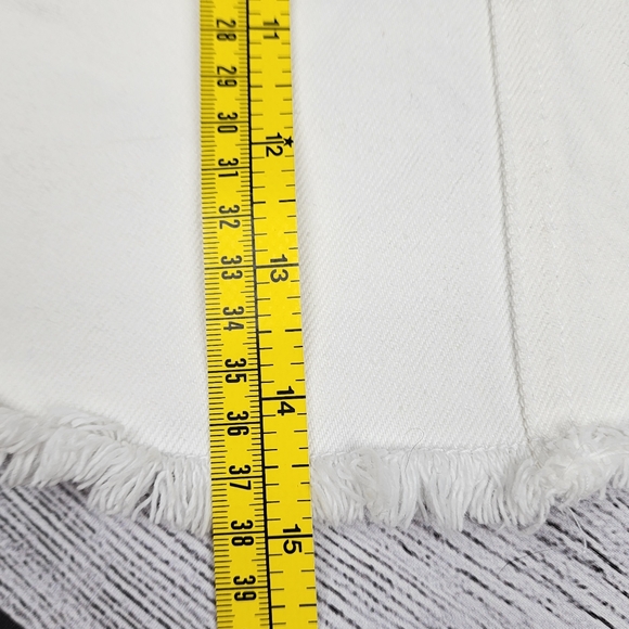 Zara Denim Skirt White Distressed, Size S - Picture 13 of 13